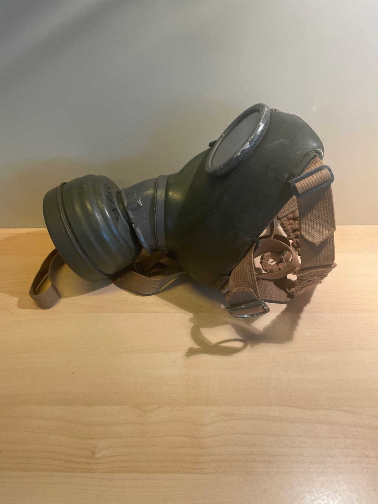 Tysk gasmaske fra 2. Verdenskrig